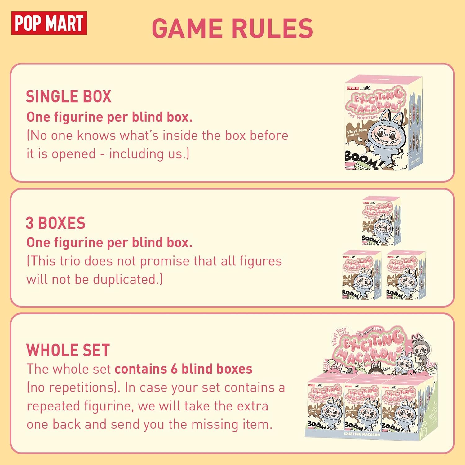 Labubu POP MART The Monsters - Game Rules